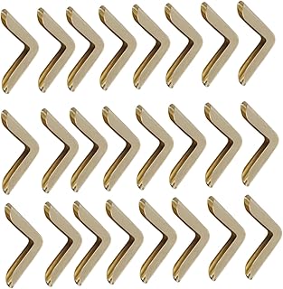 TEHAUX 50 Peças Pastas De Papel Guarda De Canto Vintage Scrapbook Protetor De Canto De Metal Álbum Canto Moldura De Foto Protetor De Canto Antigo Protetor De Canto De Metal Capa De