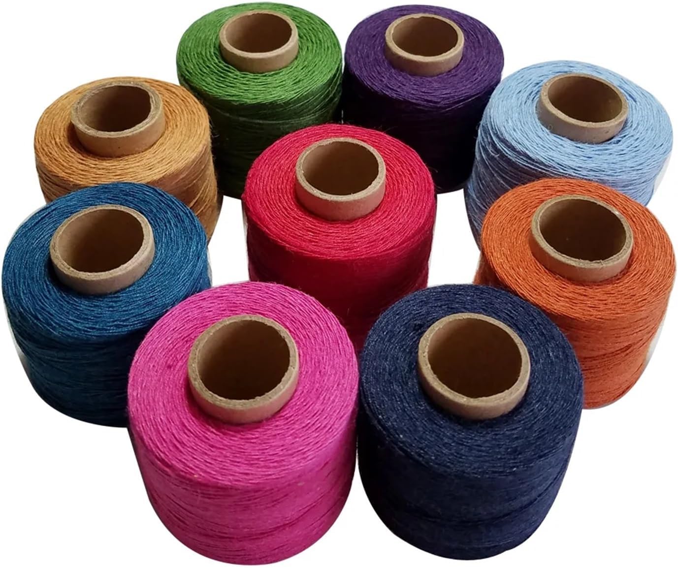 Linen Thread 100m/rolled Hemp Rope for Sewing Handmade Accessories DIY (Color : Orange)