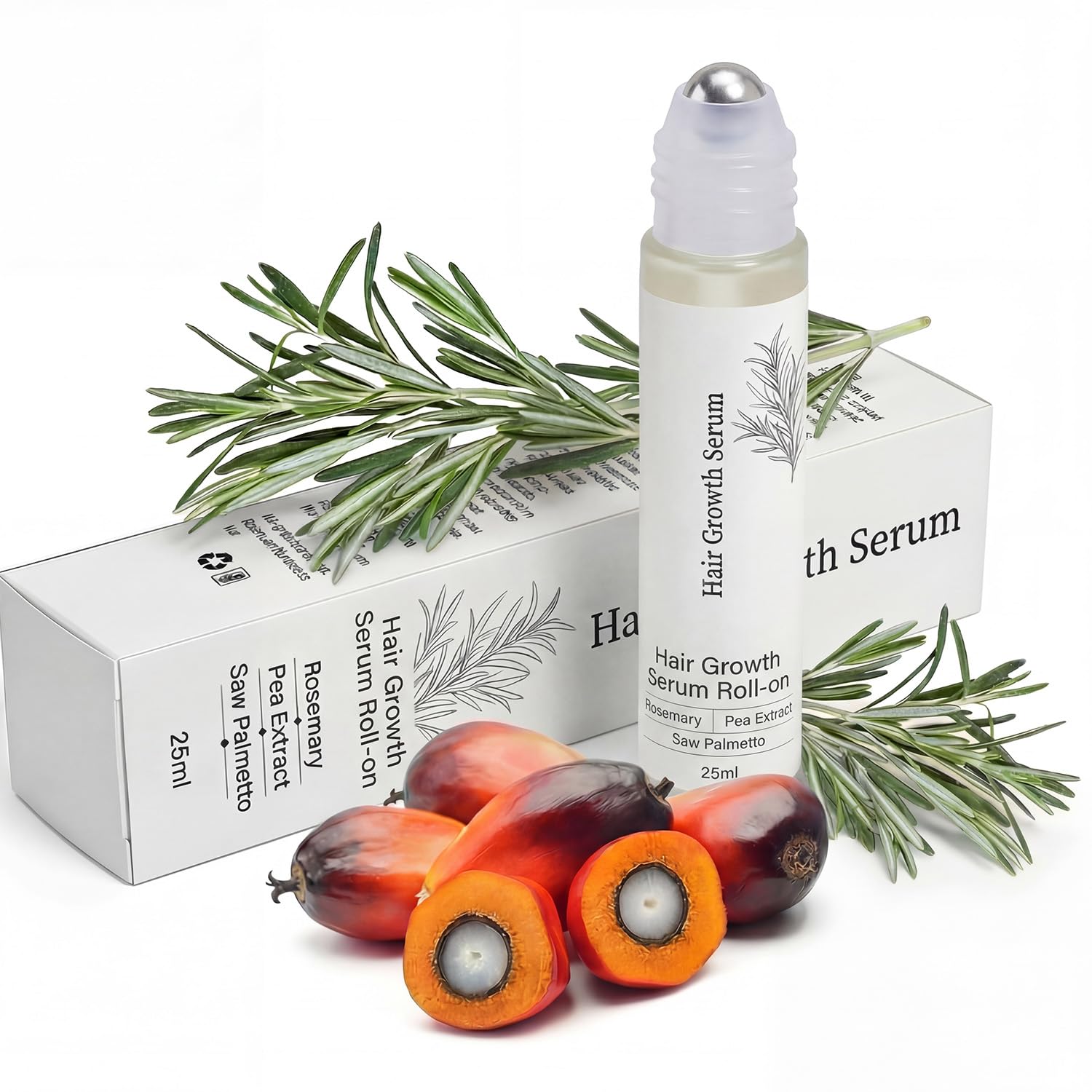 Hair Growth Serum with Rosemary & Saw Palmetto - Volume Boost