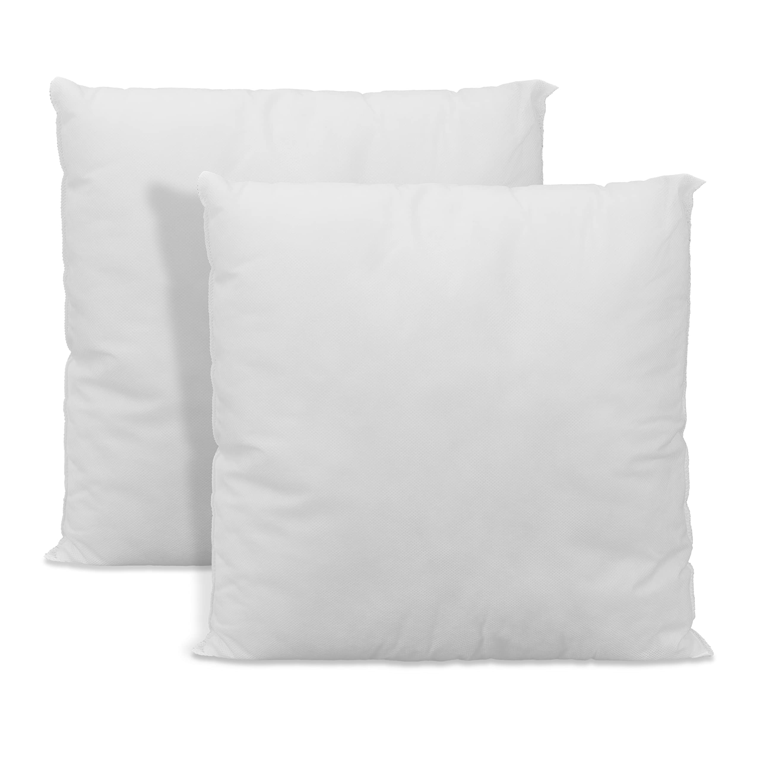 DECASATEXTIL- Set de 2Uds de Rellenos de cojín, Efecto Nube, Fibra Hueca de Alta recuperación -Diferentes Formas y Medidas- Rellenos de cojín Redondos, Cuadrados, rectangulares (45x45cm)