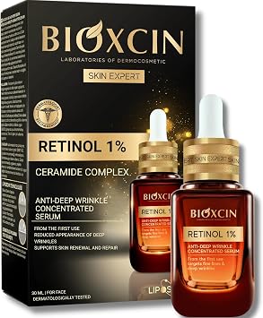 Bioxcin Skin Expert Retinol Serum –%1 Retinol, Seramid Kompleksi, Lipozom Teknolojili, Derin Kırışıklık Karşıtı Konsantre Serum, 30 ml