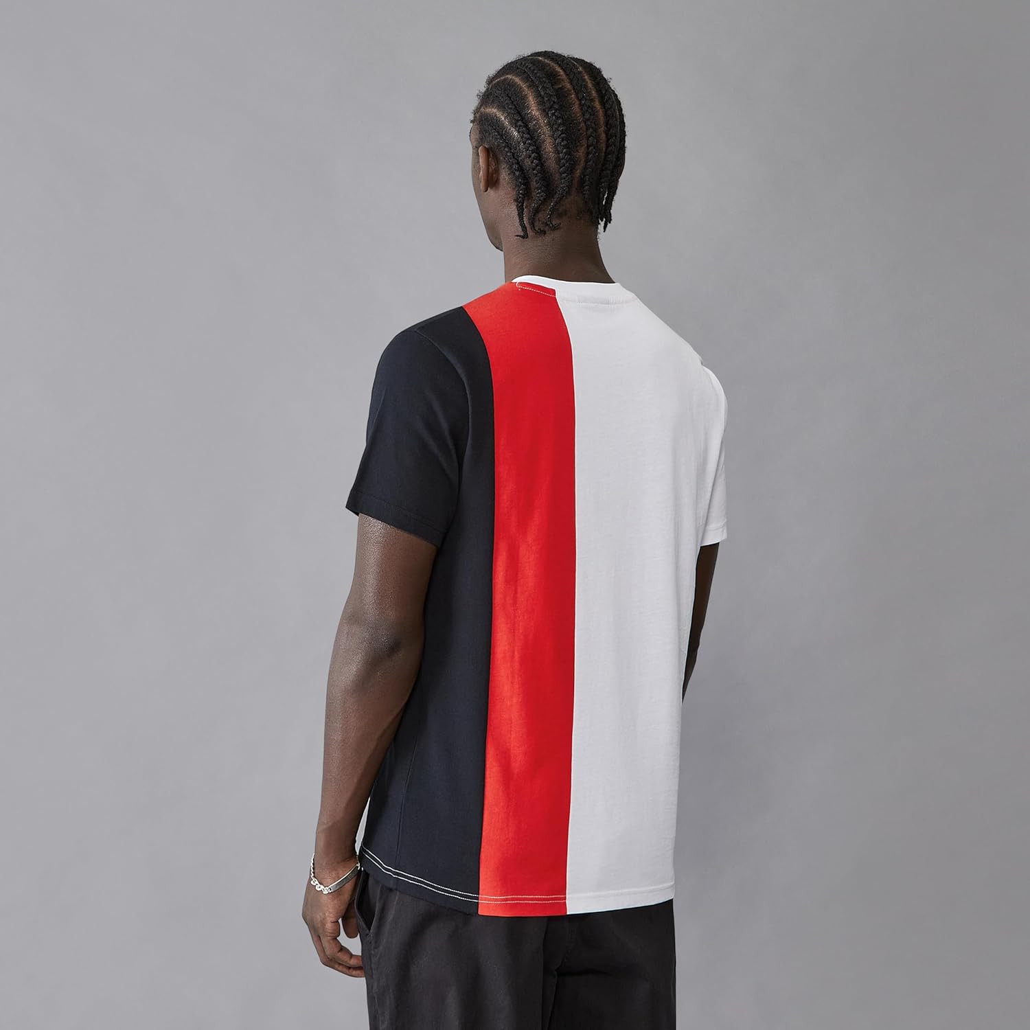 Mens Stripe Tshirt - Image 3