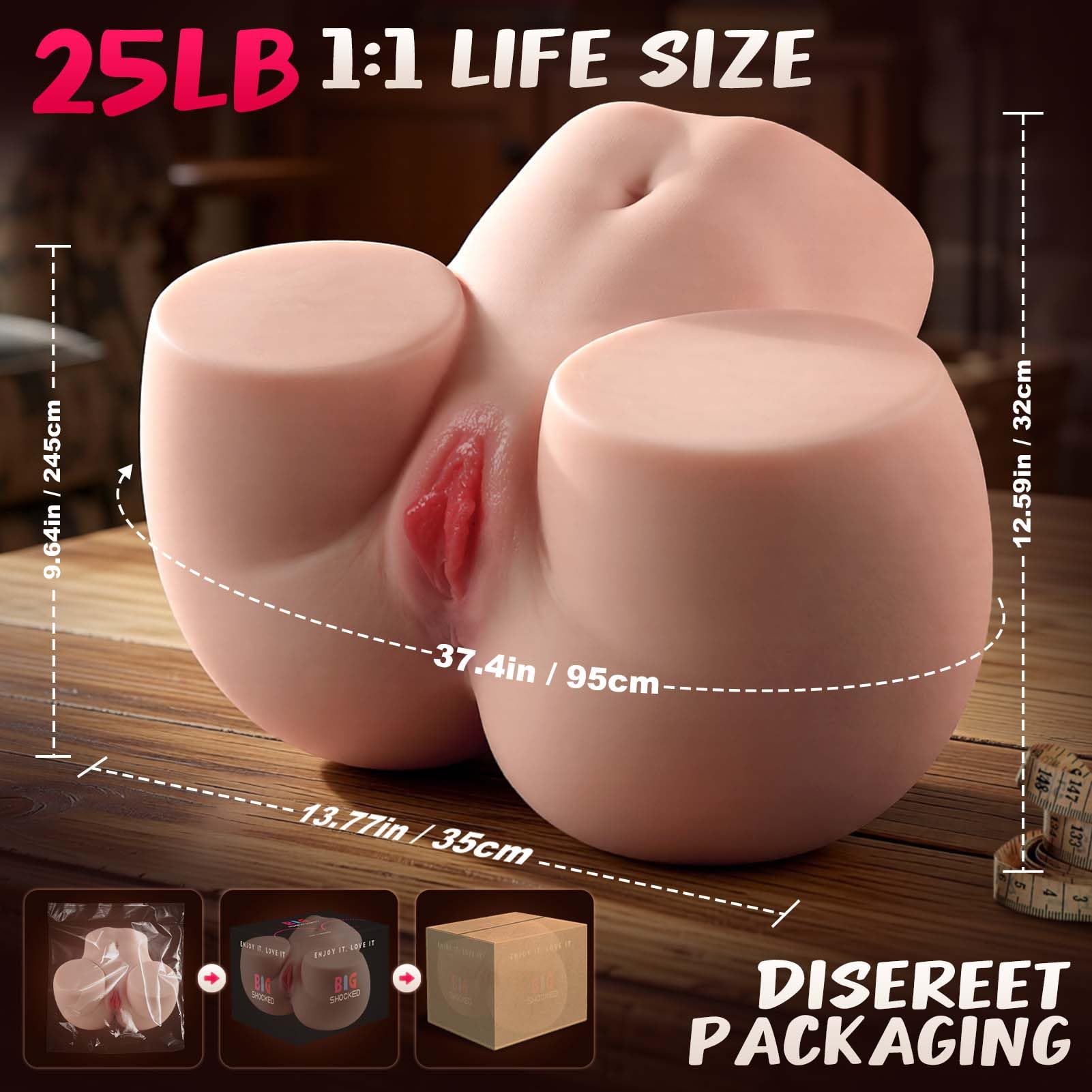 Amazon.com: 25LB BBW Sex Doll Male Sex Toy, BIG SHOCKED Realistic Pocket  Pussy Big Butt Sex Doll Torso, Big Ass Sex Toy with Dual Deep Pleasure  Channels, Adult BBW Sex Toys for