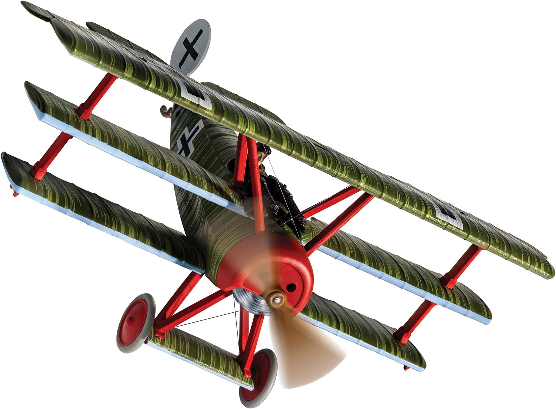 Diecast Fokker DR.1 Wolfram Freiherr von Richtofen Death of The Red Baron 1:48 WWI Military Aircraft Display Model AA38310