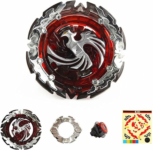 Miniatura 31 de Metal Fusion Games Blade Toy Set Sparking Launcher Grip Bey Battling Top Burst Booster B-122 Starter Geist Fafnir.8'.Ab Left Right Launcher