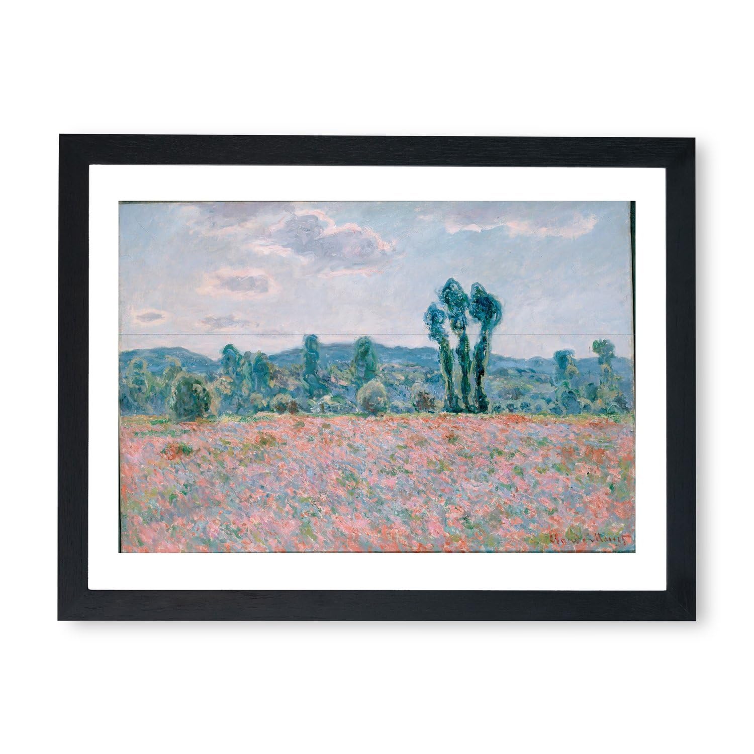 Claude Monet Champ de coquelicots grande affiche encadrée Spiffing Prints - 7