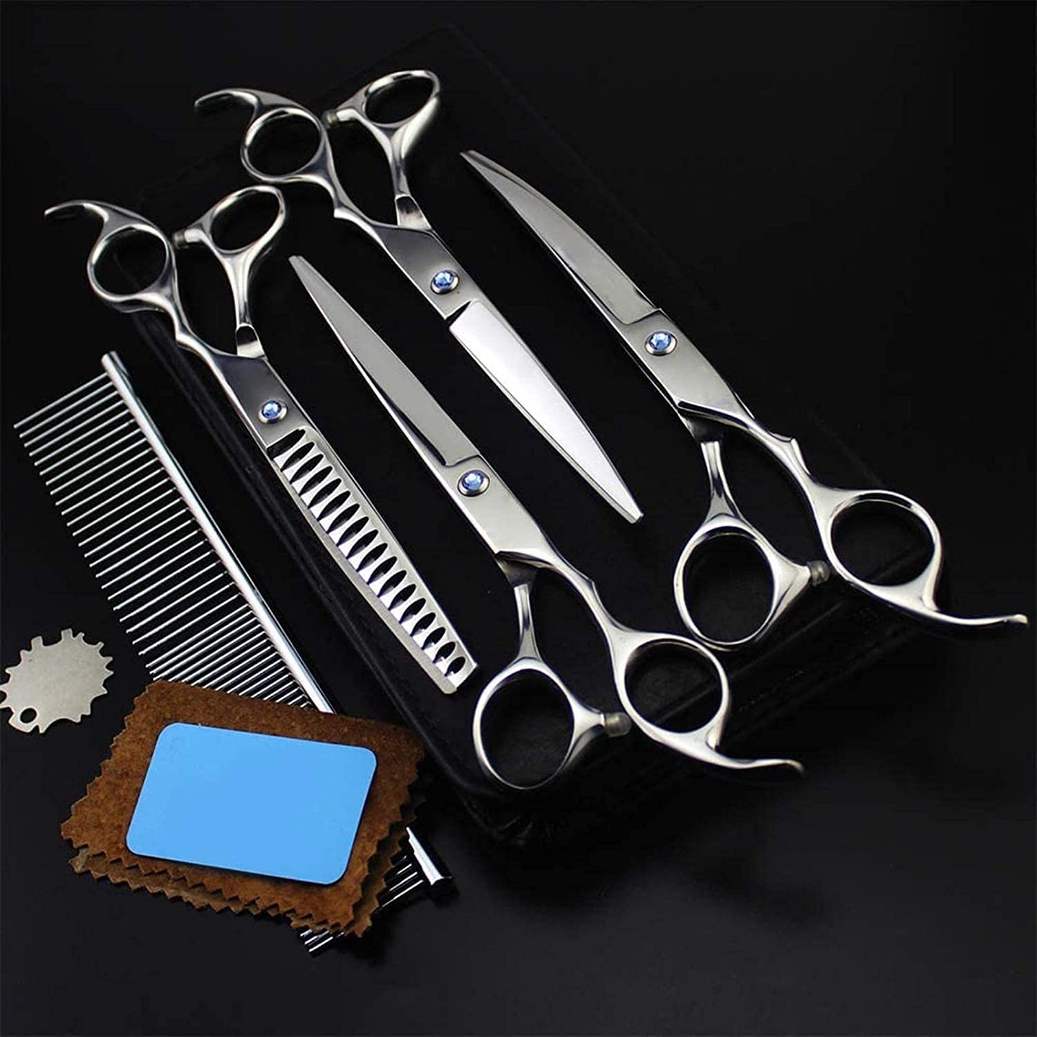 Tijeras Peluqueria Canina, Tijeras curvas de corte R Herramientas de corte Kit