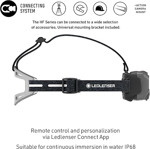 Miniatura 5 de Ledlenser HF8R Signature - Linterna frontal recargable, color negro