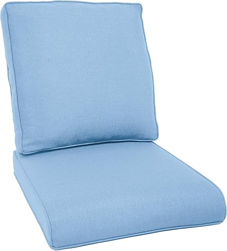 Miniatura 9 de Belord Muebles de patio cojines naranja con funda extraíble, 1 par de cojines incluyendo 1 cojín de asiento y 1 cojín de respaldo