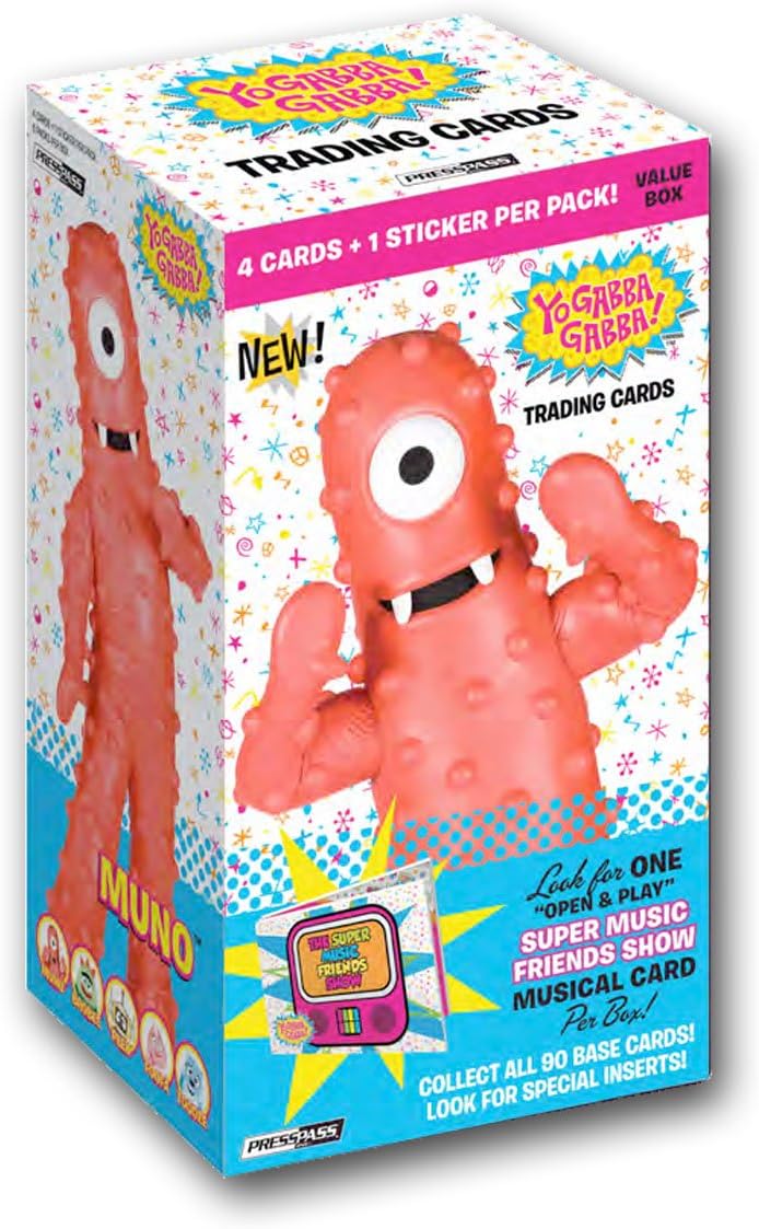 Yo Gabba Gabba Blasters Trading Cards (5 Packs)