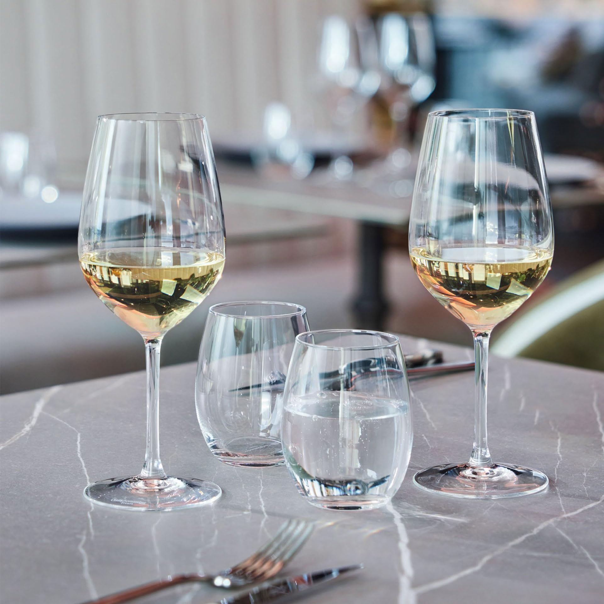 Chef & Sommelier - Collection Sequence - 6 verres à pied 35 cl - Fabriqués en France - Emballage renforcé