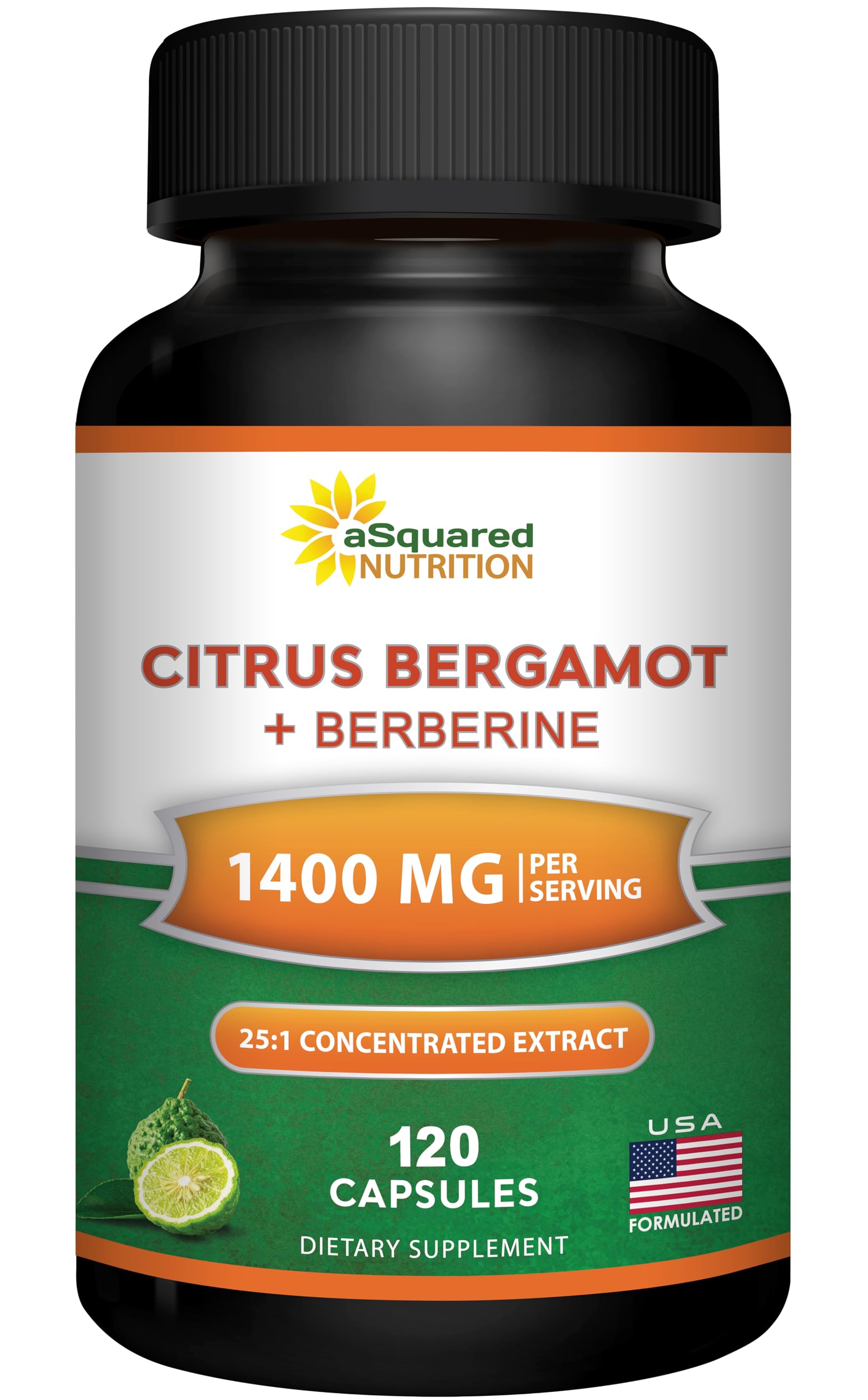 aSquared Nutrition Citrus Bergamot with Berberine
