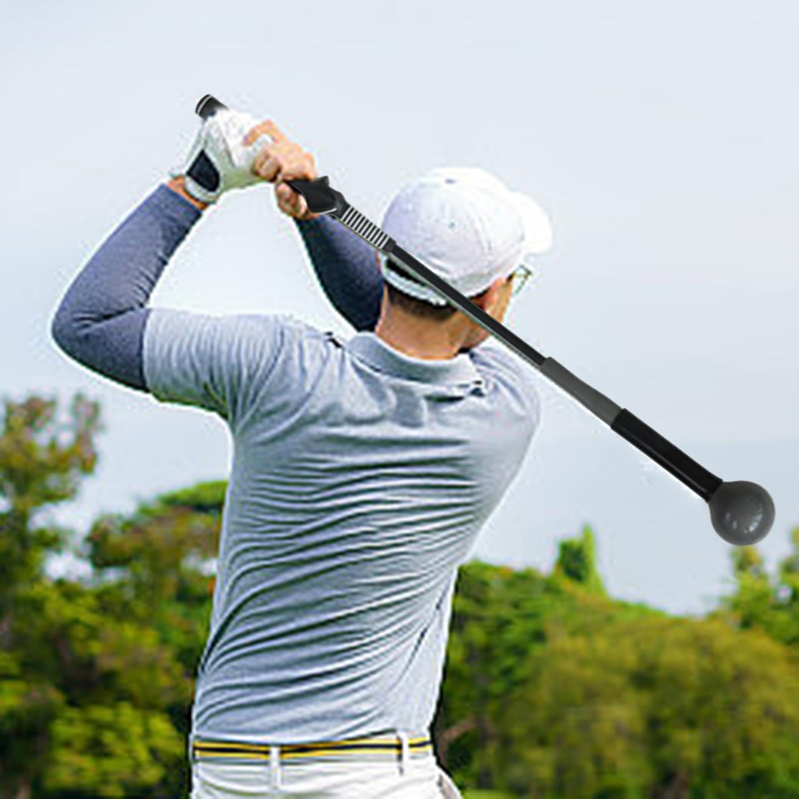 Golfschwungtrainer, Übungsstock Zur Verbesserung Der Golftechnik, Aufwärmgerät für Training