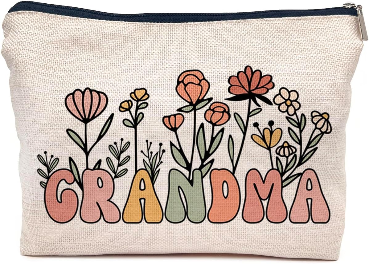 IWXYI Grandma Makeup Bags,Grandma Makeup Bags With Zipper Pouch Travel Toiletry Gifts For Women
