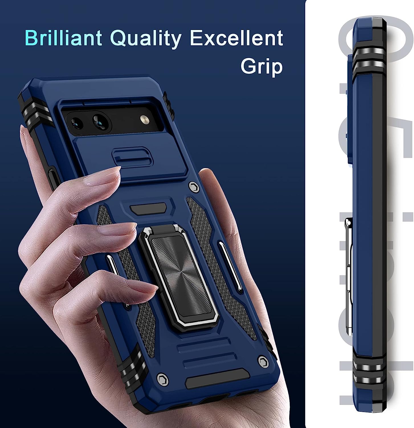 Custodia per Google Pixel 9/9 Pro con Slide Camera, per Google