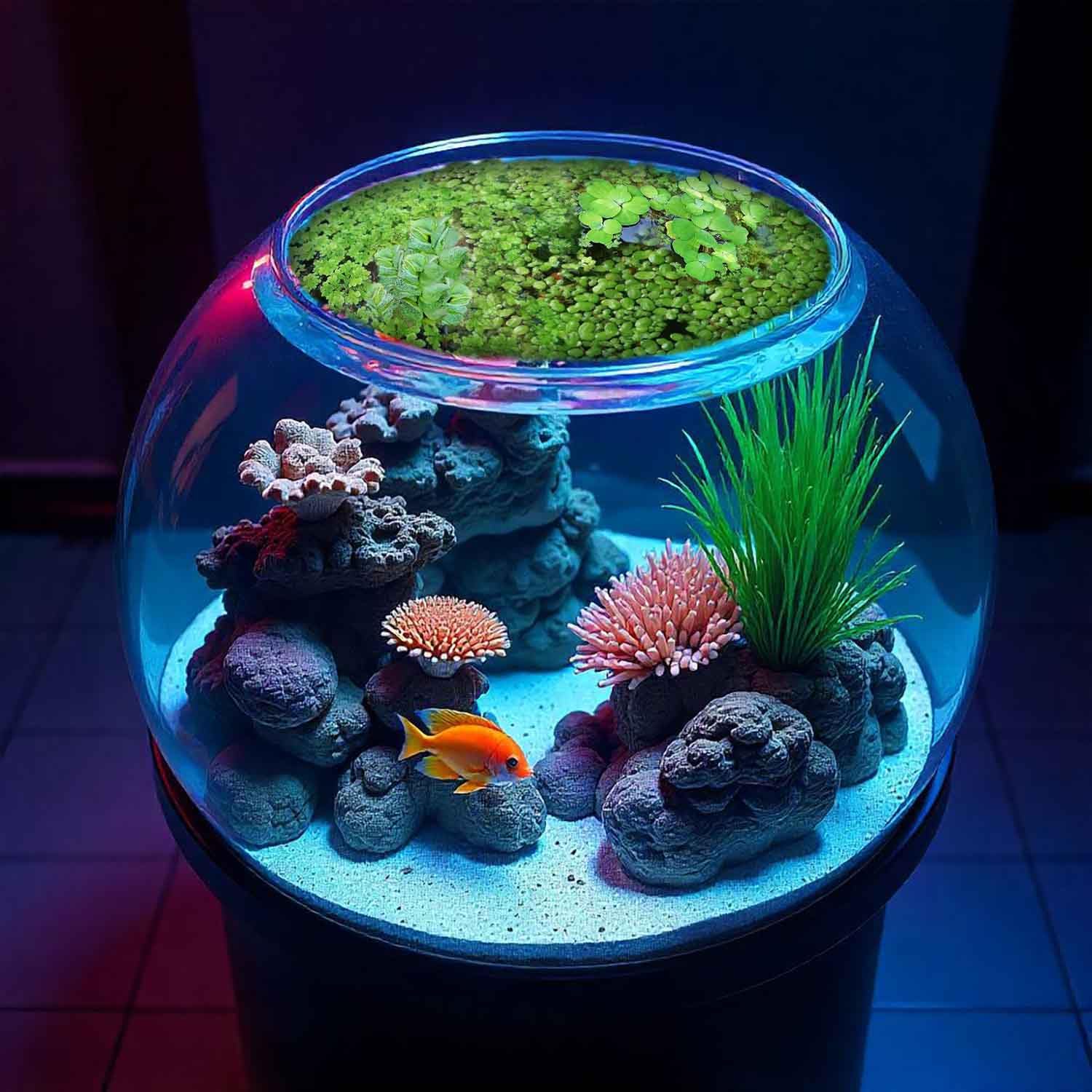 Mixed Water Plants – Live Floating Aquatic Plants for Aquarium, Pond & Fish Tank | Includes Water Lettuce, Duckweed & Water Moss | 50gm Natural Filtration & Oxygen Boost 2