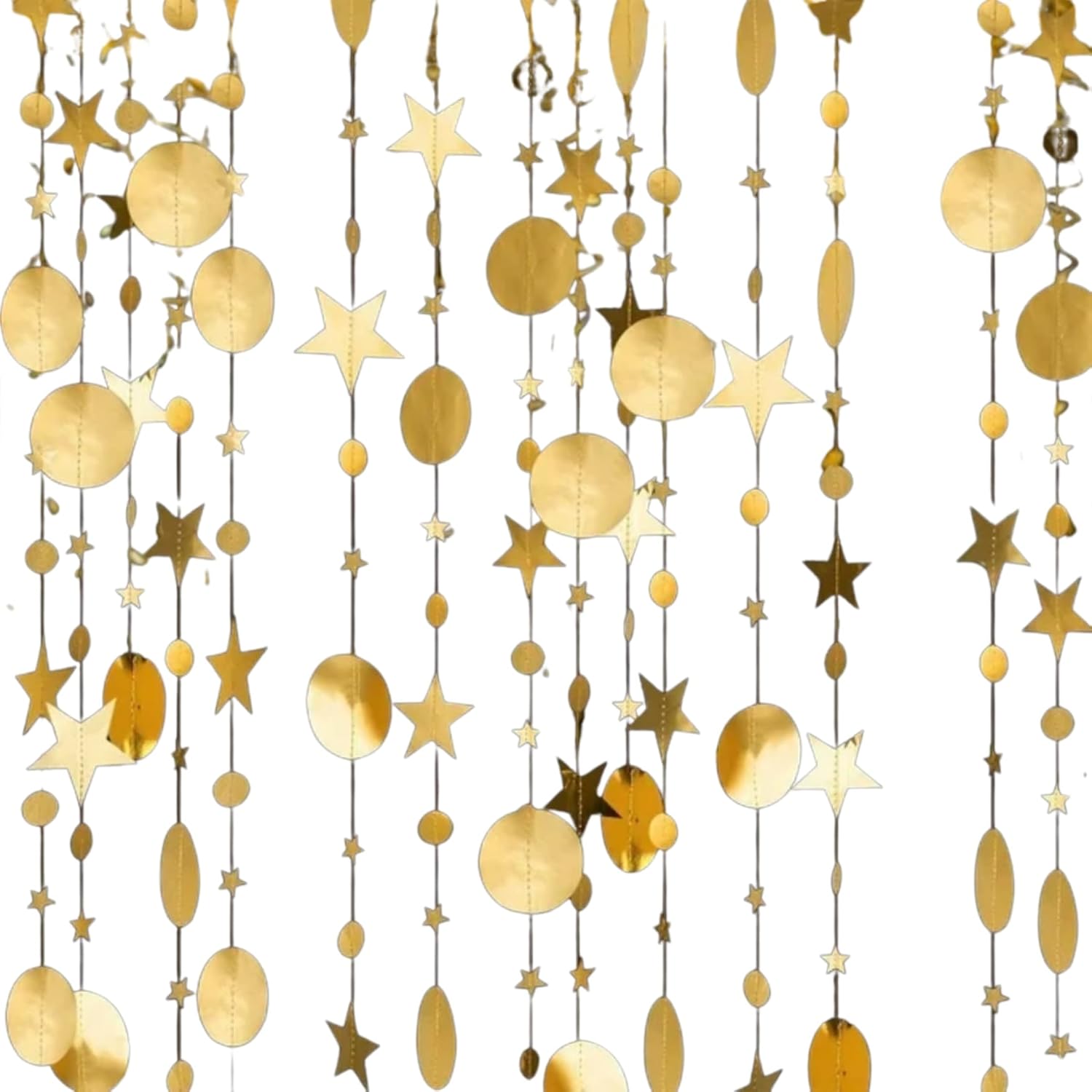 Buy Wanna Party Gold Star Garlands Decorations Hanging Twinkle Little ...