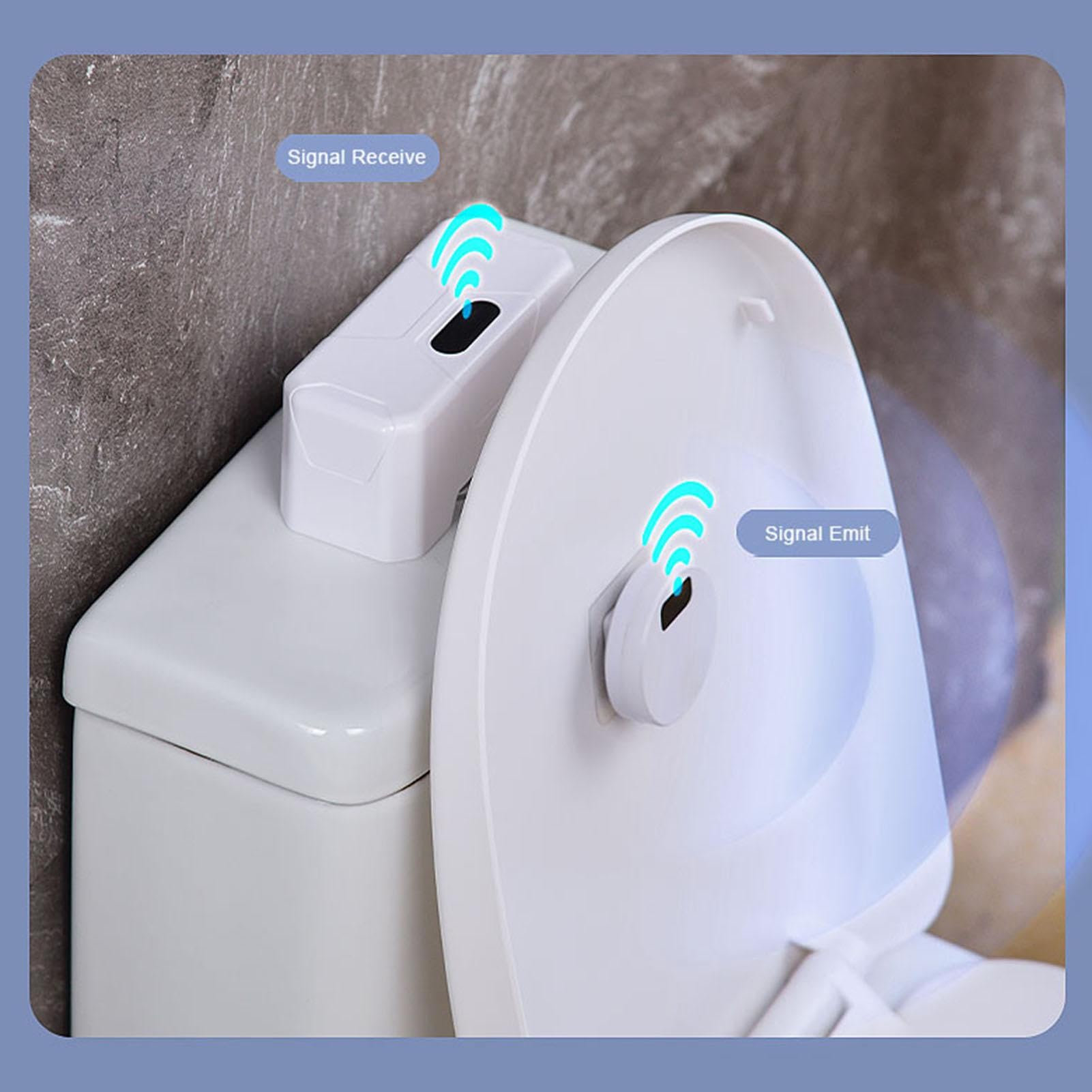 Chasse D'eau Wc Sans Contact, Kit De Rinçage De Capteur Infrarouge, Chasse D'eau Automatique Étanche, À Capteur Infrarouge Externe, Rechargeable Par USB, 14 * 6,4 * 6 Cm, Pour Toilettes