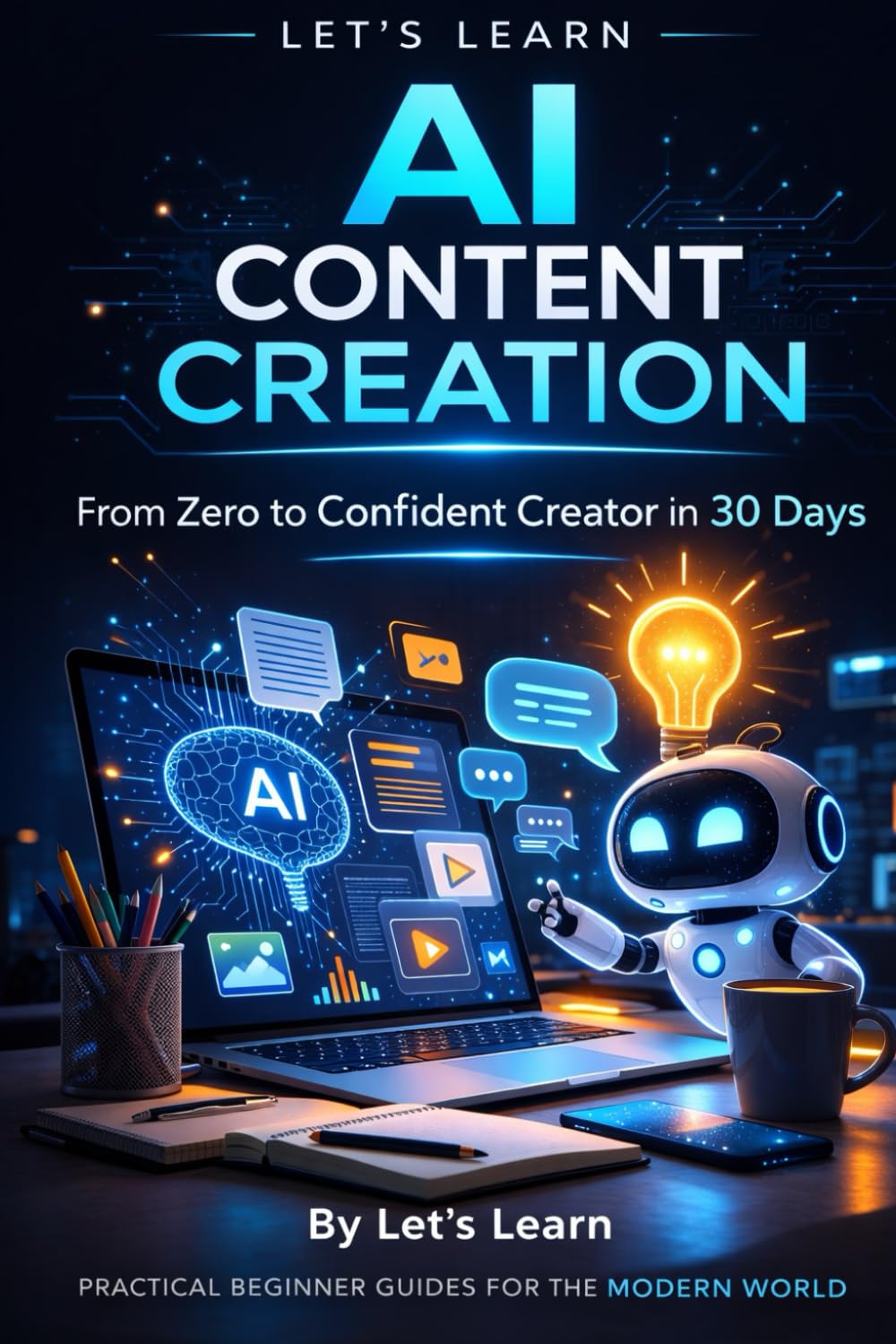 Let's Learn: AI Content Creation: From Zero to Confident Creator in 30 Days: 4 (Let's Learn for AI & Technology)