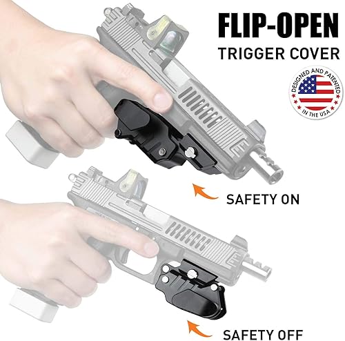 Miniatura 4 de Stinger Funda táctica de protección de gatillo, sistema de ocultación, funda minimalista oculta para arma, clip y extracción rápida, voltear para