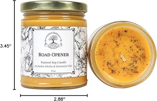 Miniatura 6 de Art of the Root - Vela de hechizo para abrir caminos | Hierbas y aceites esenciales, cera de soja natural | Abre Camino | Nuevas oportunidades,