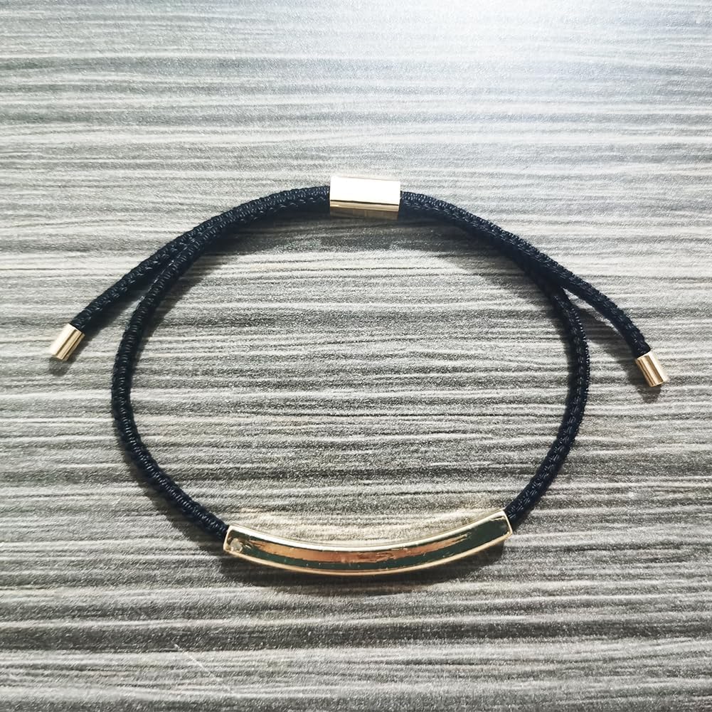 God Is In Control Bracelet Stainless Steel Tube Inspirational Bracelet Adjustable Handmade Braided Wrap Tube God Bracelet for Women Men Couple Friendship Bracelet BFF Jewelry Gifts
