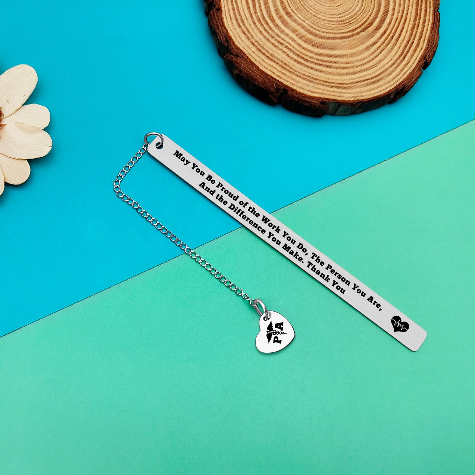 Physician Assistant Gift PA Bookmark Appreciation Thank You Gifts for Medical Physician Graduation Gifts for Medical School Student Nurse Week Gift Appreciation Bookmark Christmas Retirement
