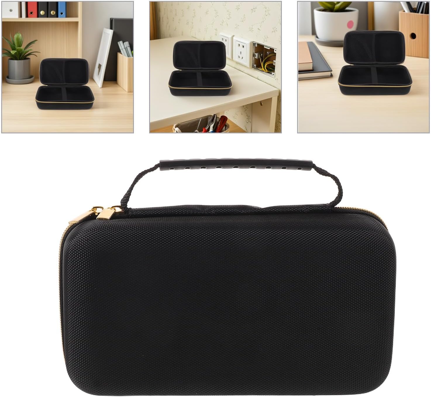 Portable Electronic Accessory Organizer Carry Case for Earbuds and Wires image 3