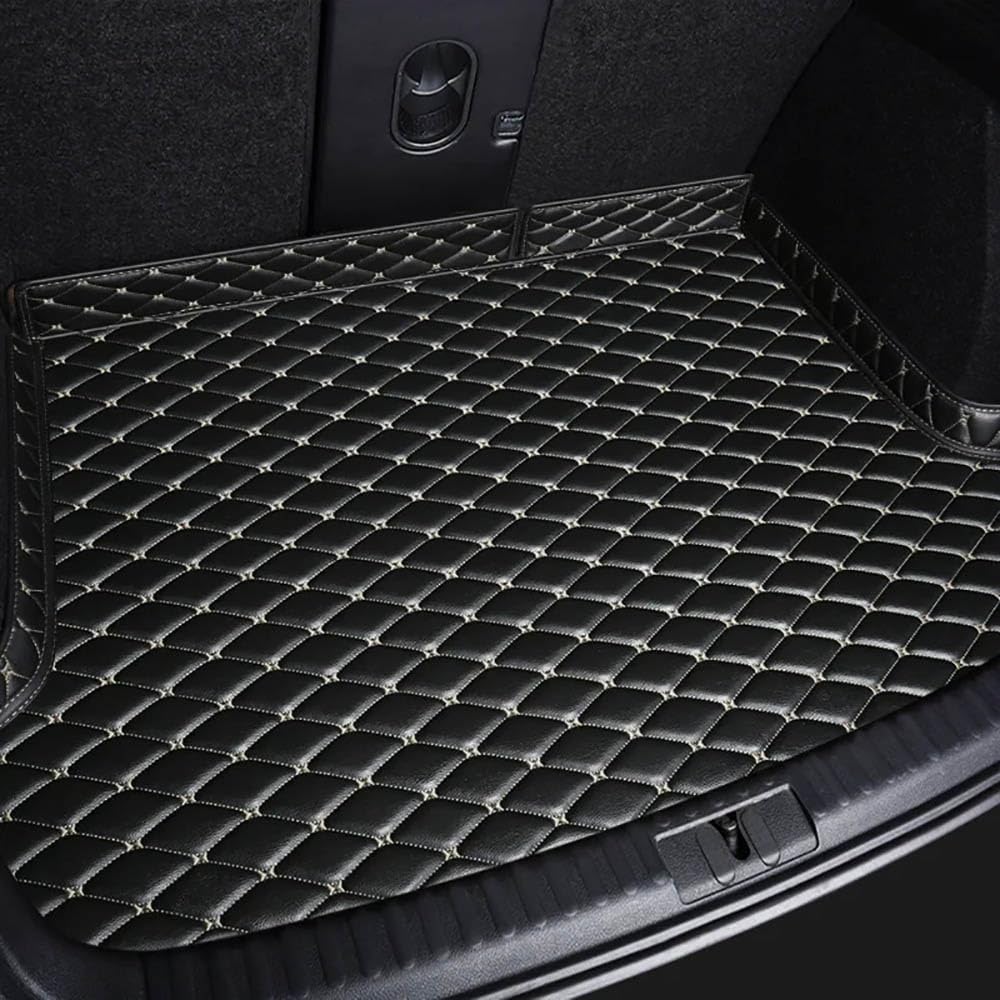 Car Boot Mats for Mercedes Benz C Class AMG 4 Door Sedan 2009-2014 High Side Waterproof Rear Trunk Cargo Liner Interior Accessories,Black