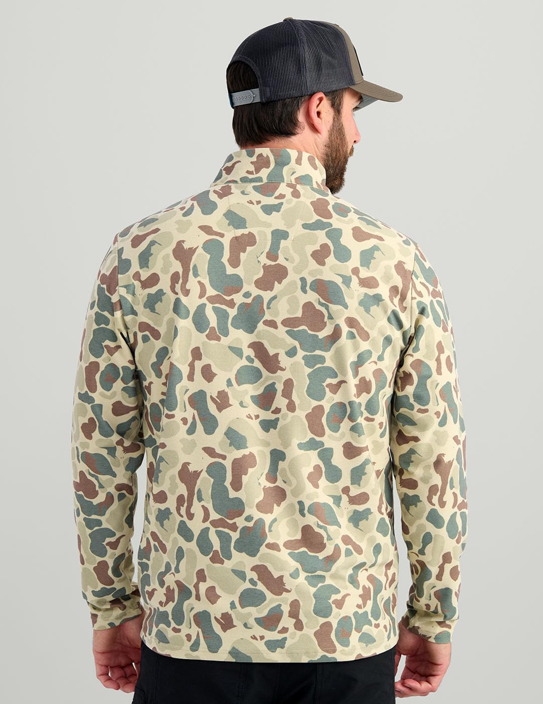 HUK Men's Leeward Lightweight Fleece 1/4 Zip, Warm and Comfortable Pullover for Fishing and Outdoor Activities - Image 2