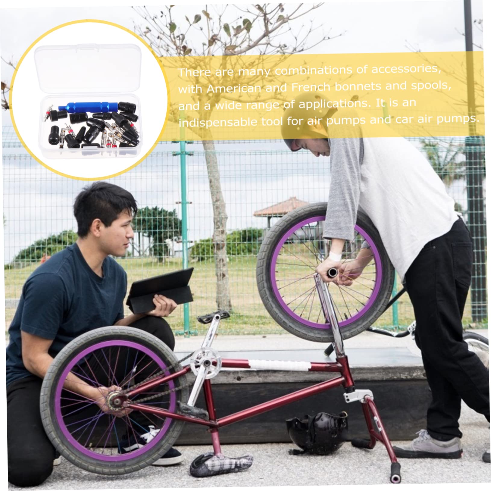 ibasenice Stängel Kappen Ventil Kern Fahrrad Reparatur Werkzeug Entfernung Luft Ändern Reifenkappe Reifenstamm Stielabdeckung Fahrradadapter Radstamm Aluminiumlegierung Schwarz