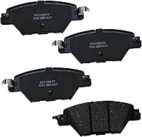 Vista 189 de Pastillas de freno traseras cerámicas Bendix Premium SBC1337 para Cadillac CTS 2014-2008, SRX 2016-2010, Chevrolet Camaro 2015-2010, Saab 9-4X 2011