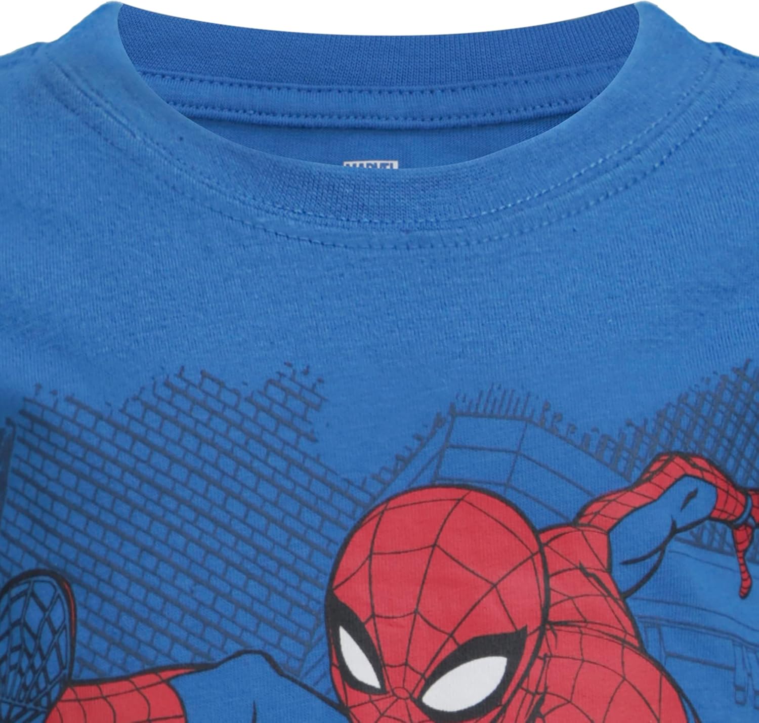 Marvel Spider-Man Boys Zip Up Vest, Long Sleeve T-Shirt, and Pants Set for Toddlers and Big Kids - Image 6