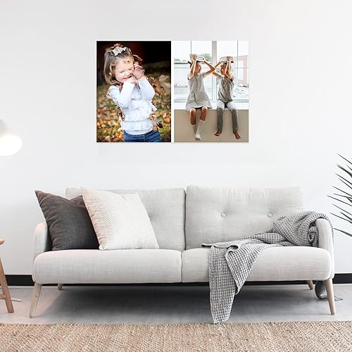 Miniatura 2 de CCWACPP Impresiones en lienzo fotográfico de collage grande personalizado para pared, póster personalizado, regalos para decoración del hogar