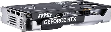 msi Gaming RTX 5060 8G Ventus 2X OC Graphics Card (8GB GDDR7,128-bit, Extreme Performance: 2535 MHz, DisplayPort x3 2.1a, HDMI 2.1b, NVIDIA Blackwell Architecture)