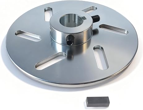 6 Mechanical Disc Brake 1" Bore 1/4" Keyway for Manco 9598 9597 Yerf-Dog Carter ASW Buggies Bristers Airheart MB-1 for Predator 212cc 196cc 6.5hp gx160 Carter Drift Trike Rotor Go Kart Rotor