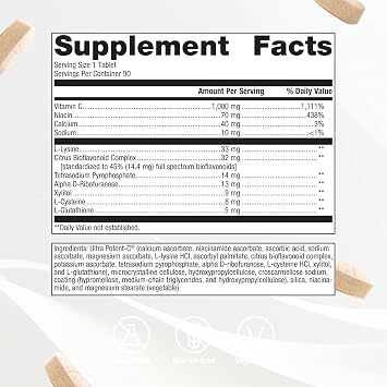Metagenics Ultra Potent-C 1000 - Buffered Vitamin C Supplement with Antioxidant Support - Supports Immune Health, Collagen Formation & Stomach Comfort - Non-GMO & Gluten-Free - 90 Tablets