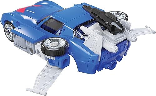 Miniatura 13 de Transformers Toys Generations War for Cybertron: Kingdom Deluxe WFC-K26 Autobot Tracks Figura de acción – Niños a partir de 8 años, 5.5 pulgadas,