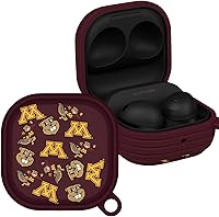 Vista 6 de AFFINITY BANDS Minnesota Golden Gophers Camo HDX Case Cover Compatible with Samsung Galaxy Buds Pro