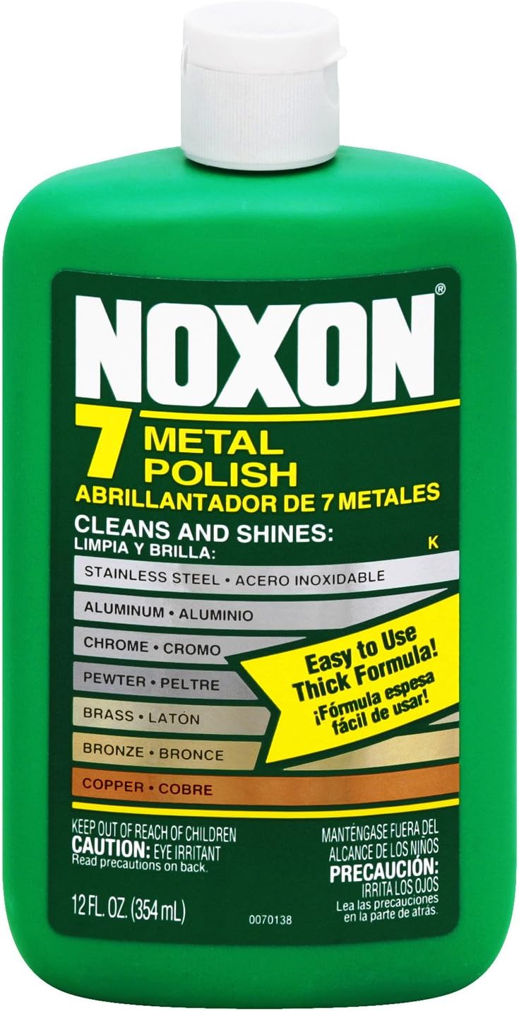 Multi-Purpose Metal Polish Liquid, 12 oz