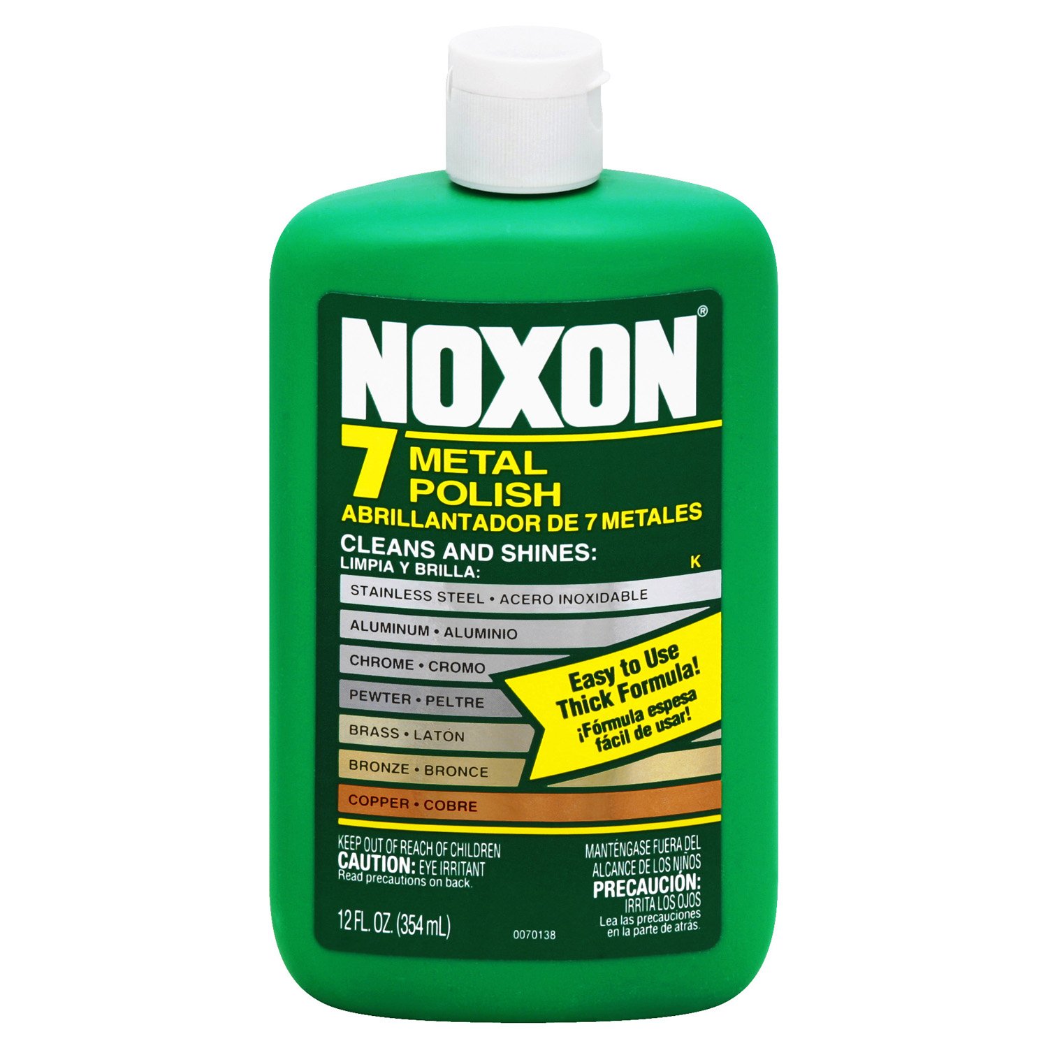 Noxon Multi-Purpose Metal Polish Liquid 12 oz bottle