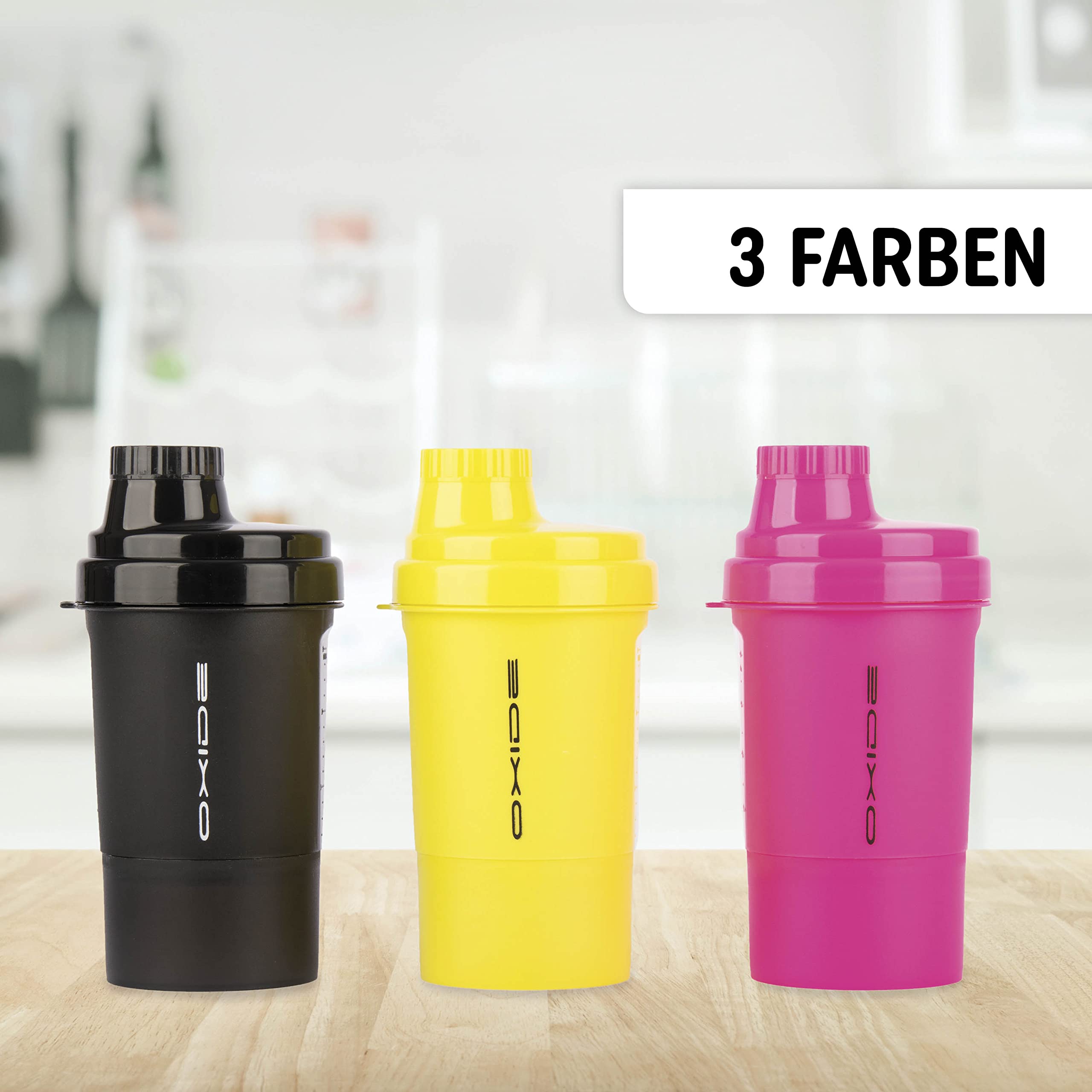 OXIDE Protein Shaker Mit Sieb - Dein Perfekter Mixbecher Für Klumpenfreie Shakes