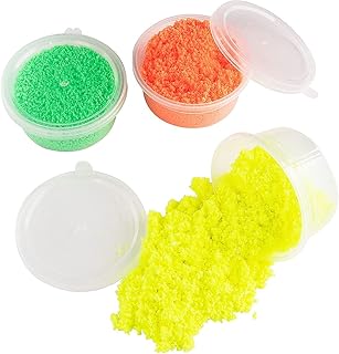 Glow-in-the-Dark Fluffy Growing Sand Foam - Set of 12 - Toys and Party Favors
