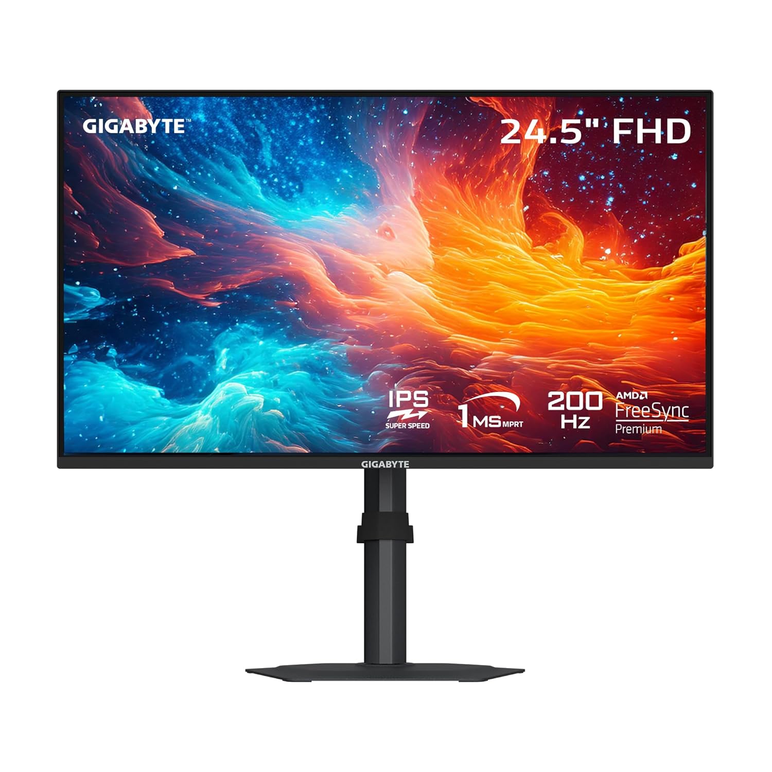 GIGABYTE - G25F2-24 5 SuperSpeed IPS Gaming Monitor - FHD 1920x1080-200Hz - 1ms GTG - AMD FreeSync Premium