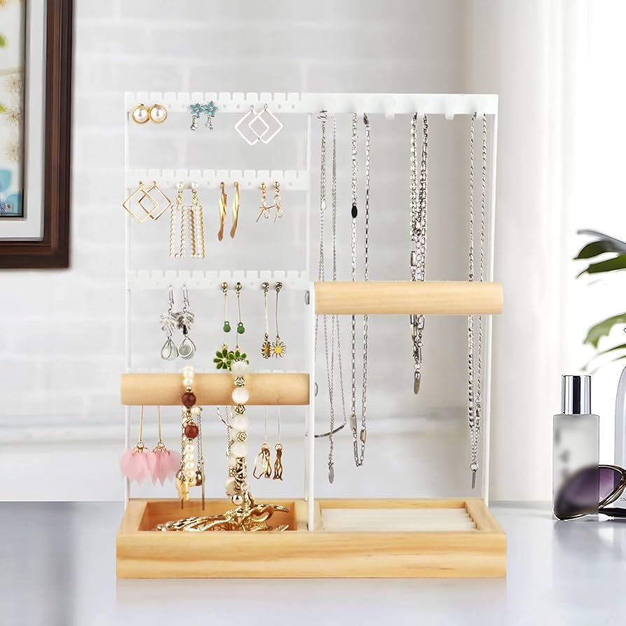 ピアス　アクセサリー　ホルダースタンド Amazon｜アクセサリースタンド 人気 ピアススタンド ジュエリー収納 大