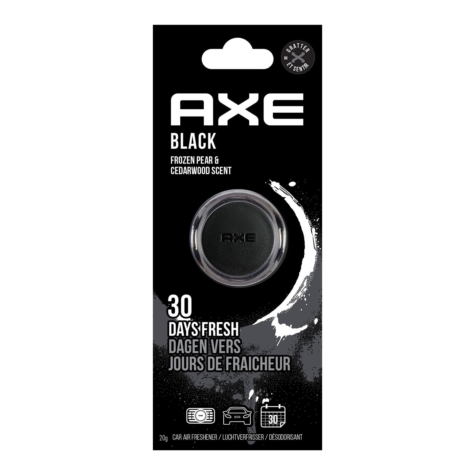 California Scents Mini Ambientador Vent Axe Black