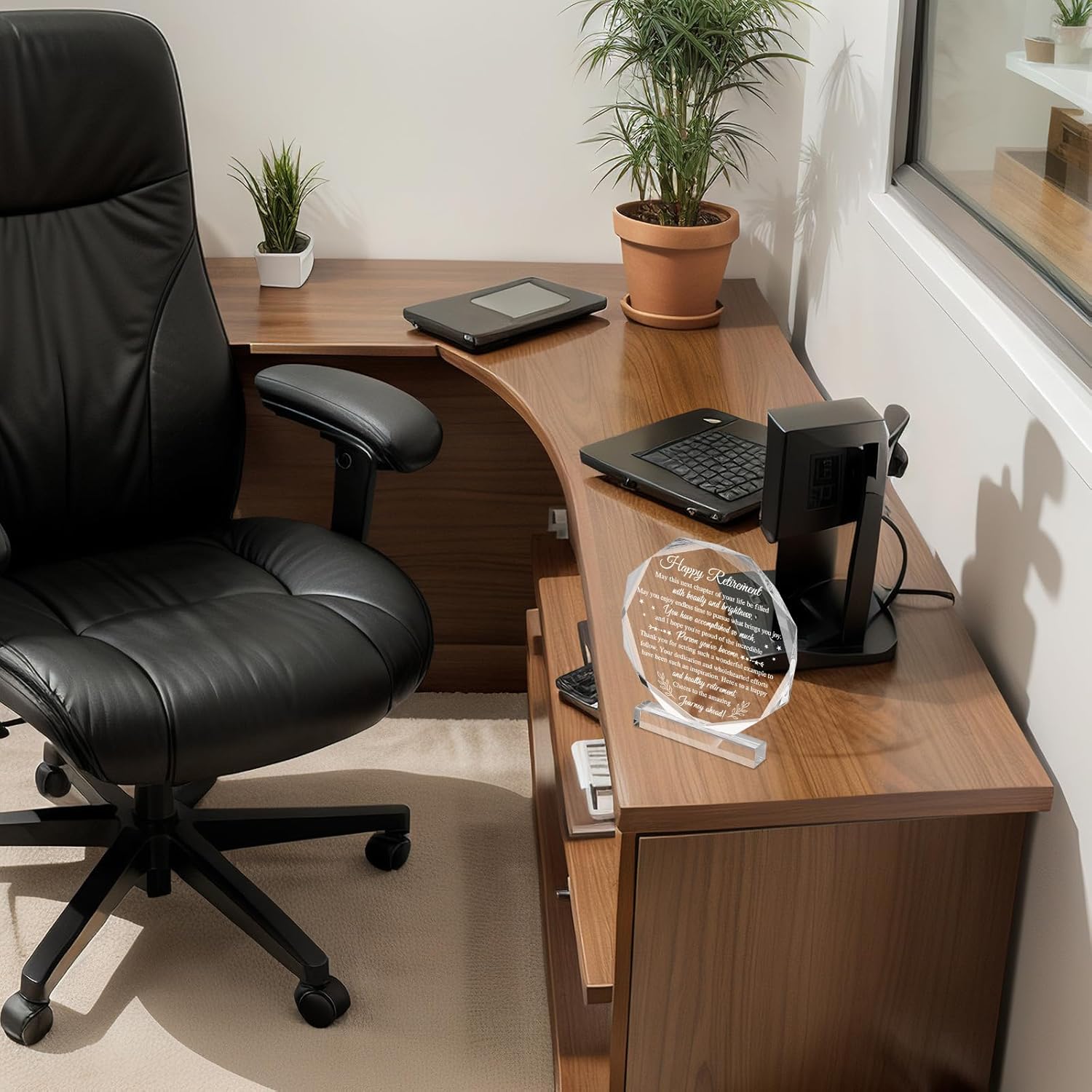 Chunful Happy Retirement Gifts for Men Women Never Understand the Difference You Made Keepsake and Paperweight Retirement Plaque Inspirational Gifts for Retired Teacher Police(Stylish Style) - Image 4