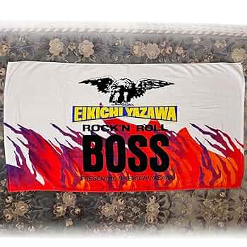Amazon.co.jp: 矢沢永吉SBタオル ワシロゴ ROCK'N ROLL BOSS