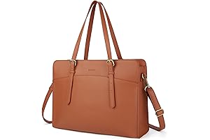 Ecosusi Laptop Bag for Women 15.6 Inch Computer Tote, Fits 15.6" Notebook,...