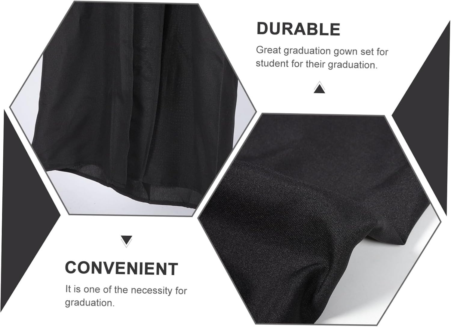 COLLBATH Graduation Gown Cap Graduation Gown Academic Dress Matte Graduation Gown Tassel Costume Graduation Coat